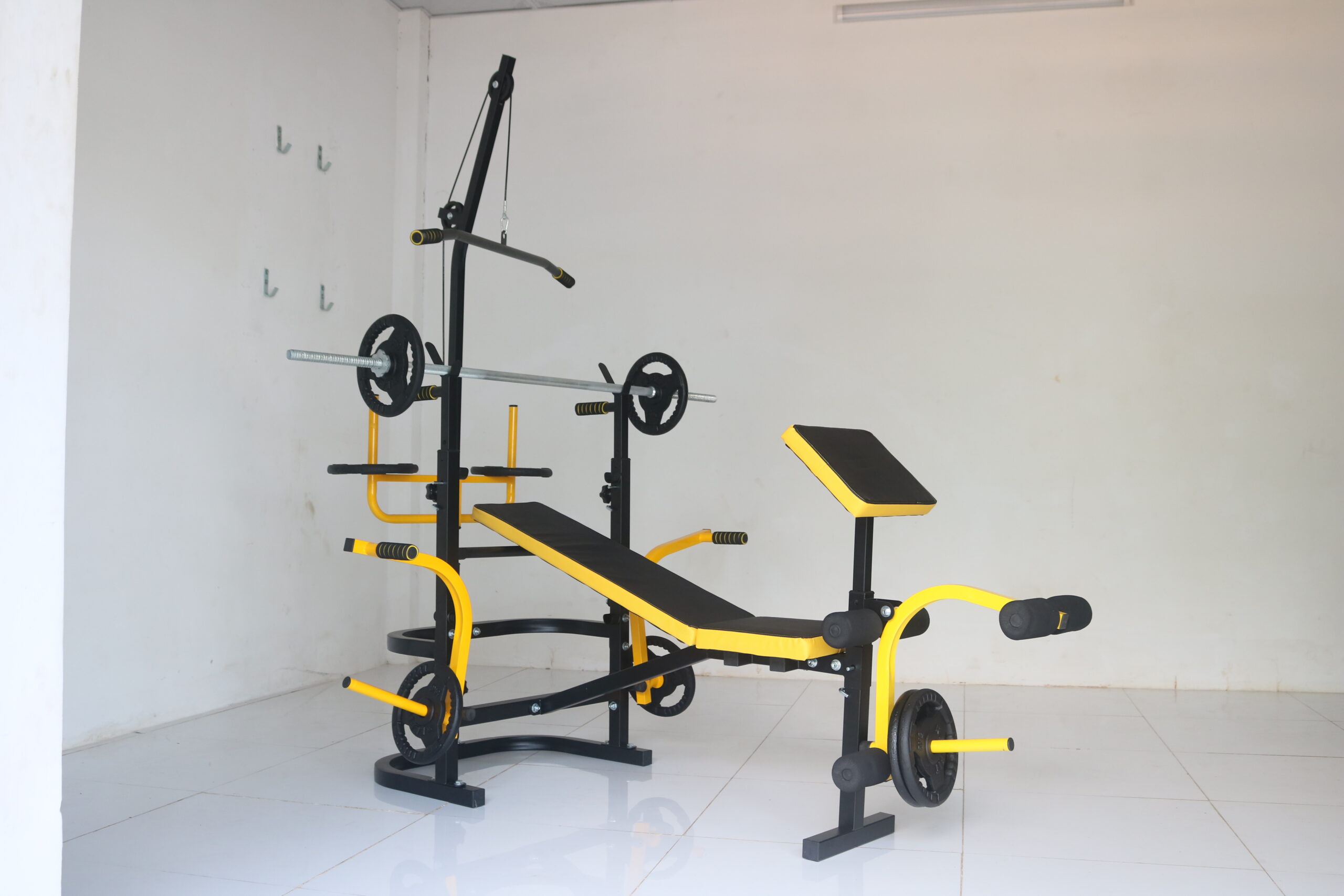 Ghế Tạ Đa Năng RF-208210 Tập Xô Trước,Đẩy Ngực Tập Tay Chân ,Ghế Tập Gym Tại Nhà (Chưa Có Đòn + Tạ )