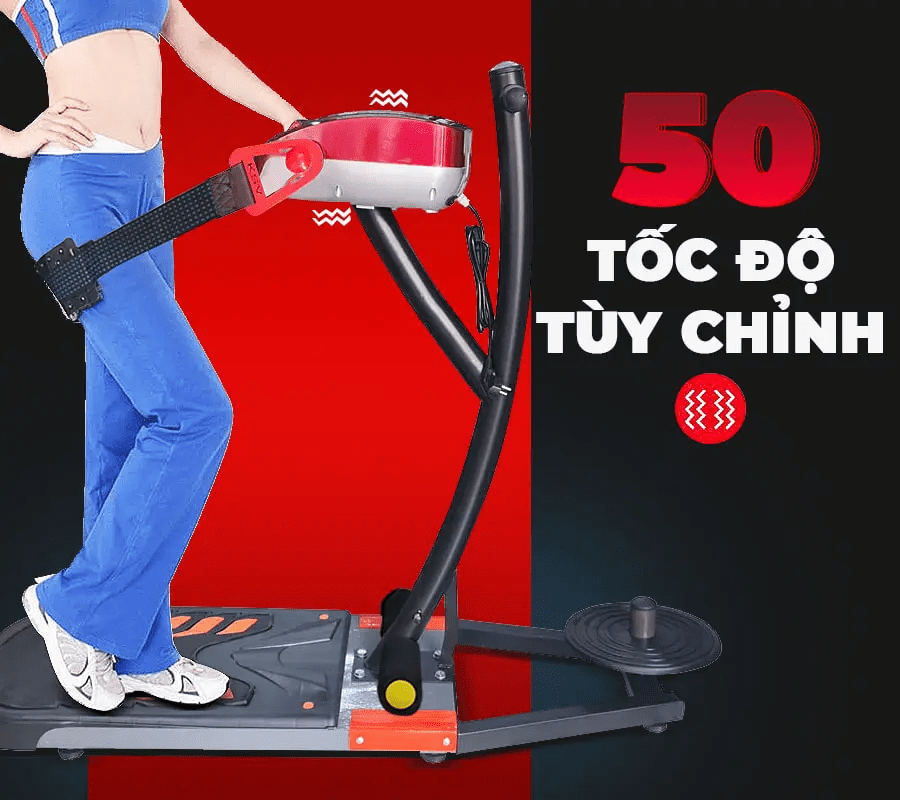 Máy rung bụng đứng kết hợp xoay eo KSV 750W