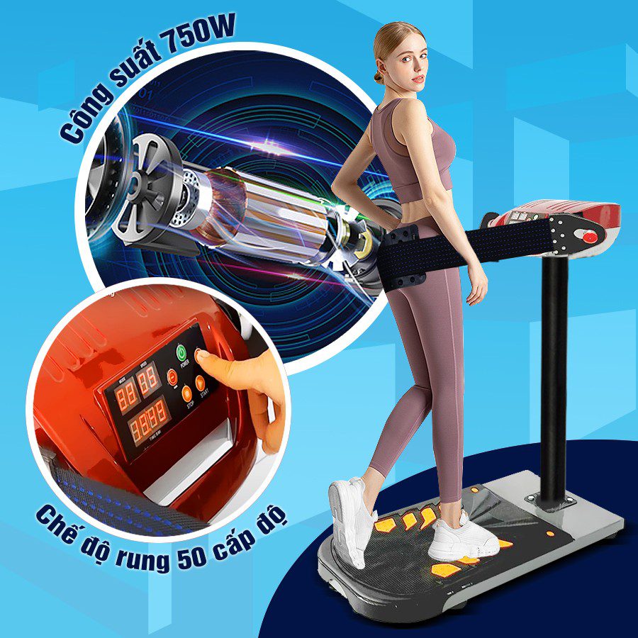 Máy rung bụng đứng KSV 750W