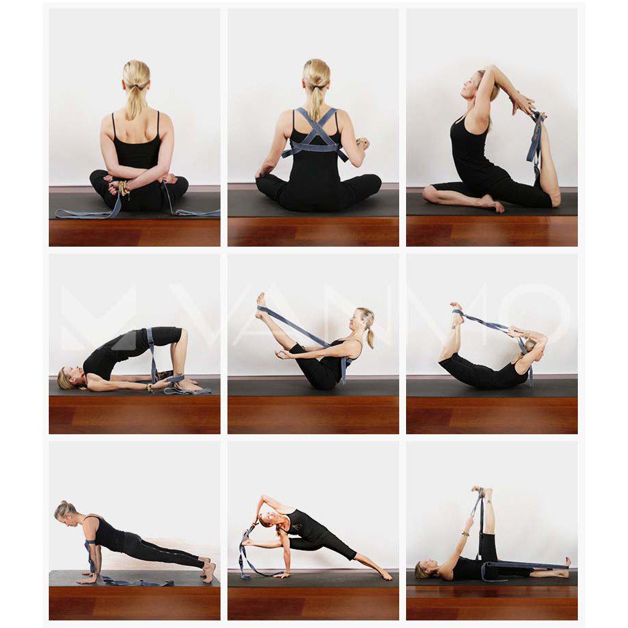 Dây đai tập Yoga cotton dài 1m8