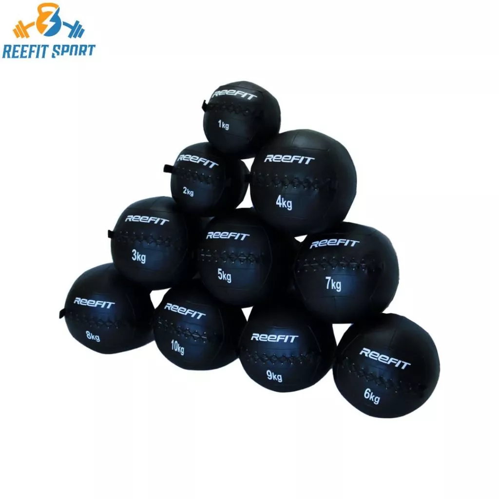 Bóng Tạ Mềm Wall Ball 1kg - 10kg RF - 54008 Reefit - Bóng Tập Thể Lực Chuyên Dụng,Tập Squat, Ném Bóng