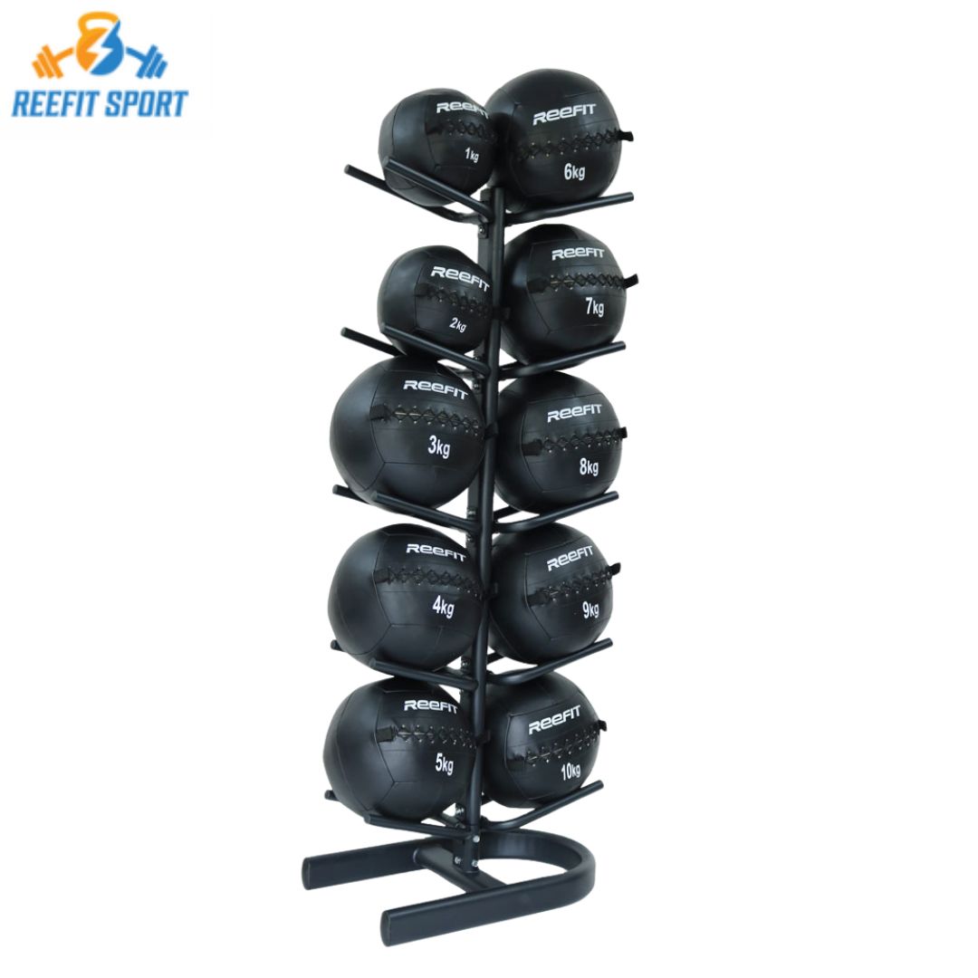 Giá để bóng tạ kệ để bóng tạ wall ball RF 208640