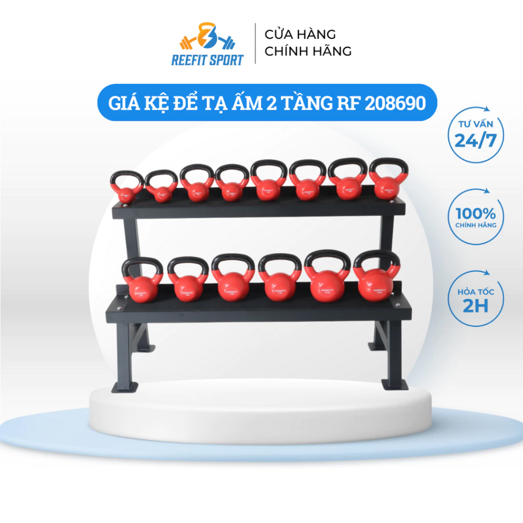Giá Kệ Để Tạ Ấm 2 Tầng RF 208690 - Thiết Kế Gọn Gàng,Chịu Lực Tốt