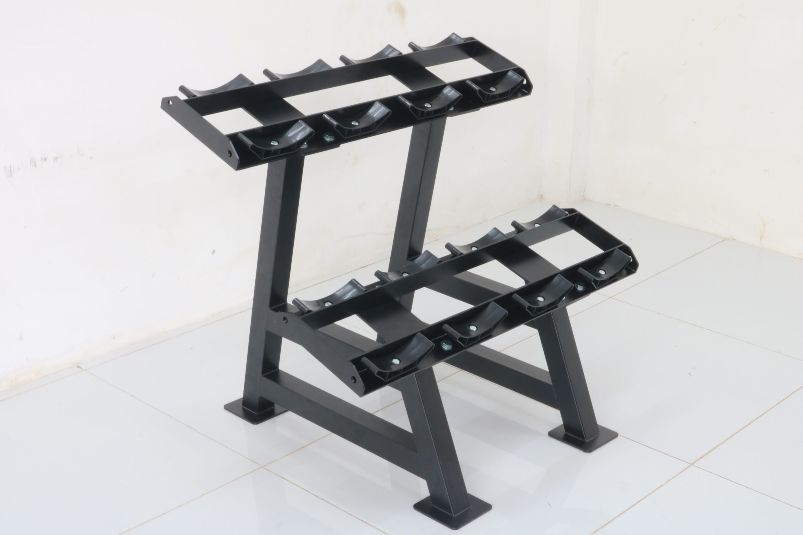 Kệ Đựng Tạ Tay 2 Tầng 4 Cặp RF-102314 - Giá Đỡ Tạ Đôi, Chịu Lực Tốt, Dành Cho Phòng Gym & Gia Đình
